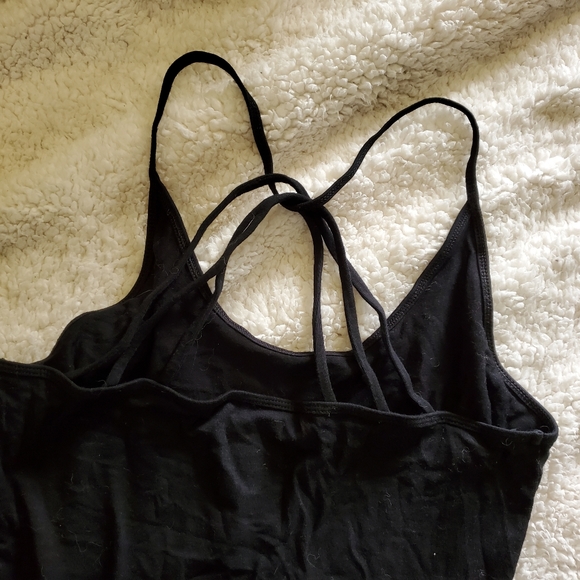xhiliration strappy vneck bodysuit - Picture 3 of 3